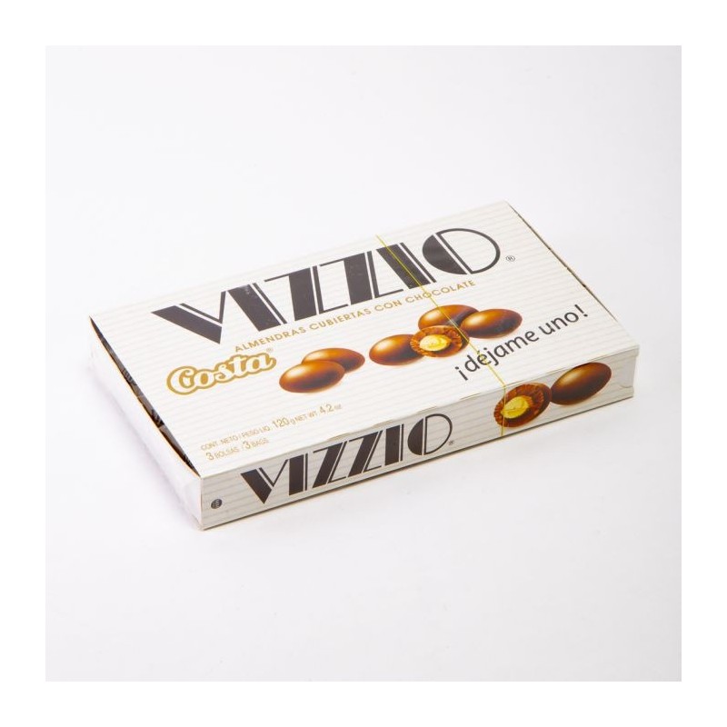 Estuche Chocolate Vizzio Almendra 120G